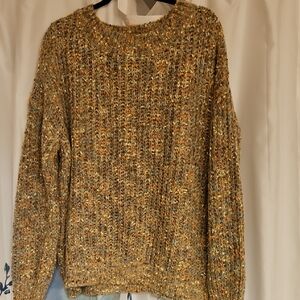 Entro Multicolor Knit Sweater Oversized To Fit Xl And 1X 2nd Pic Shows Color